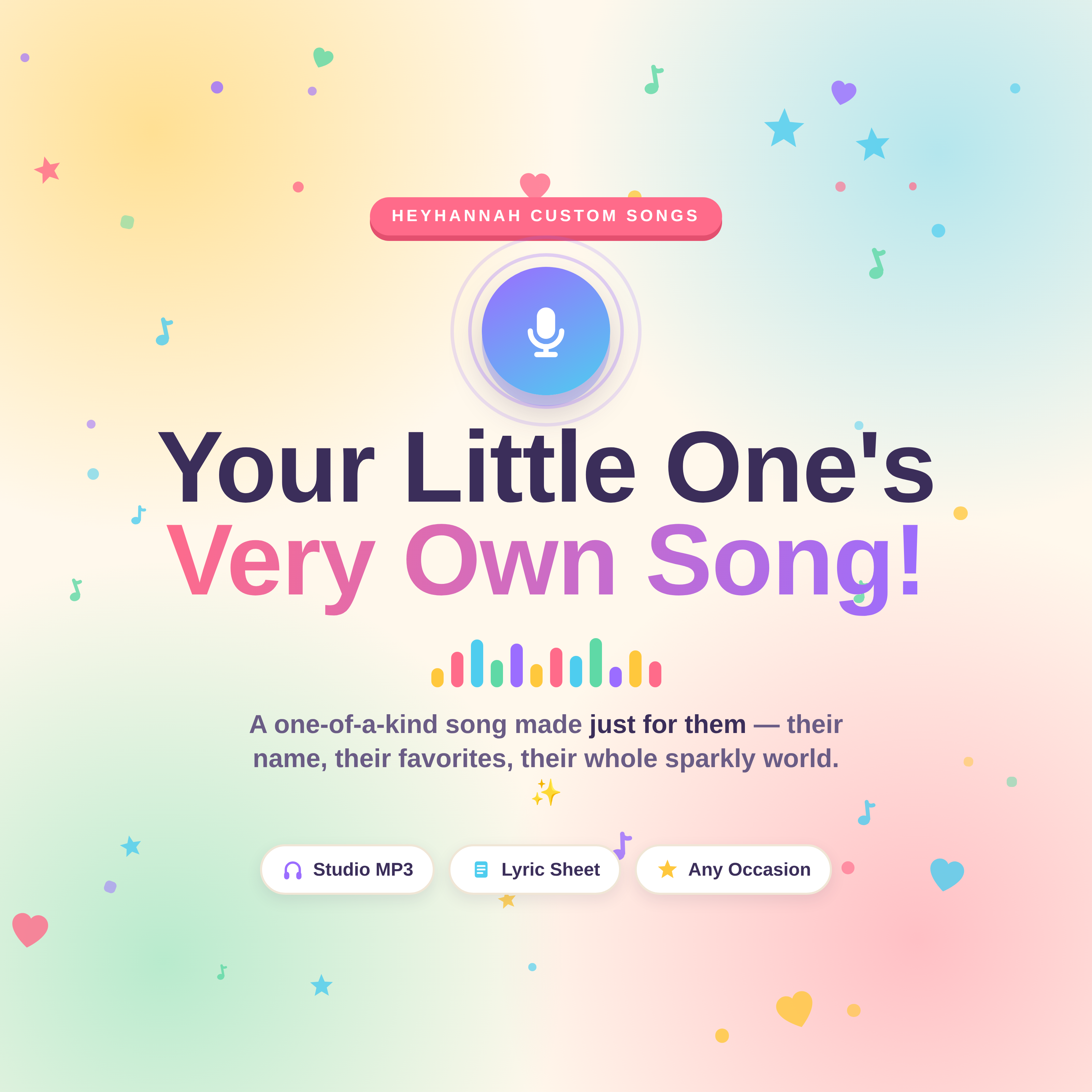 Personalized Kids Song 🎵 Custom Name Song for Birthdays, Bedtime & Big Moments | MP3 + Lyric Sheet